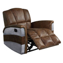 Brancaster - Power Motion Recliner - Retro Brown Top Grain Leather & Aluminum