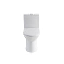 1 Piece Toilet With Dual Flush & Rimless Bowl - Glossy White