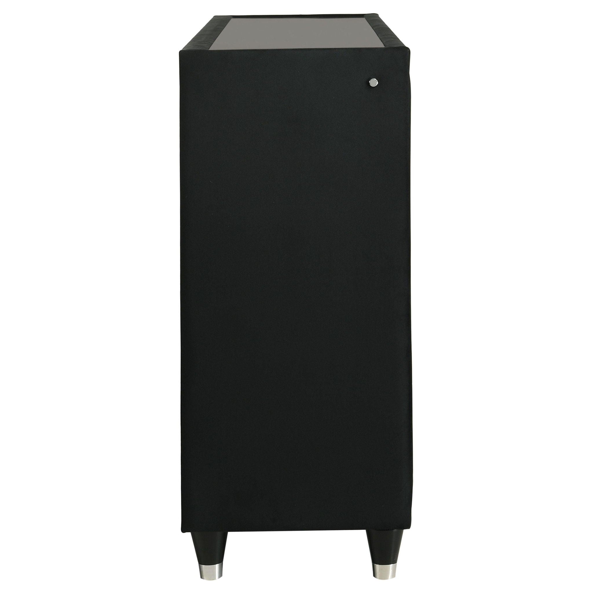 Lorient 8-drawer LED Bedroom Dresser Cabinet Black