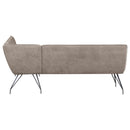 Dodson - Fabric Upholstered L-Shaped Nook Dining Bench