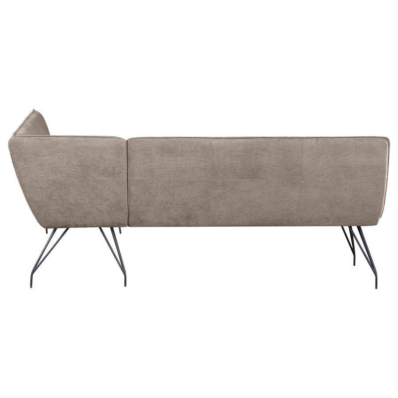 Dodson - Fabric Upholstered L-Shaped Nook Dining Bench