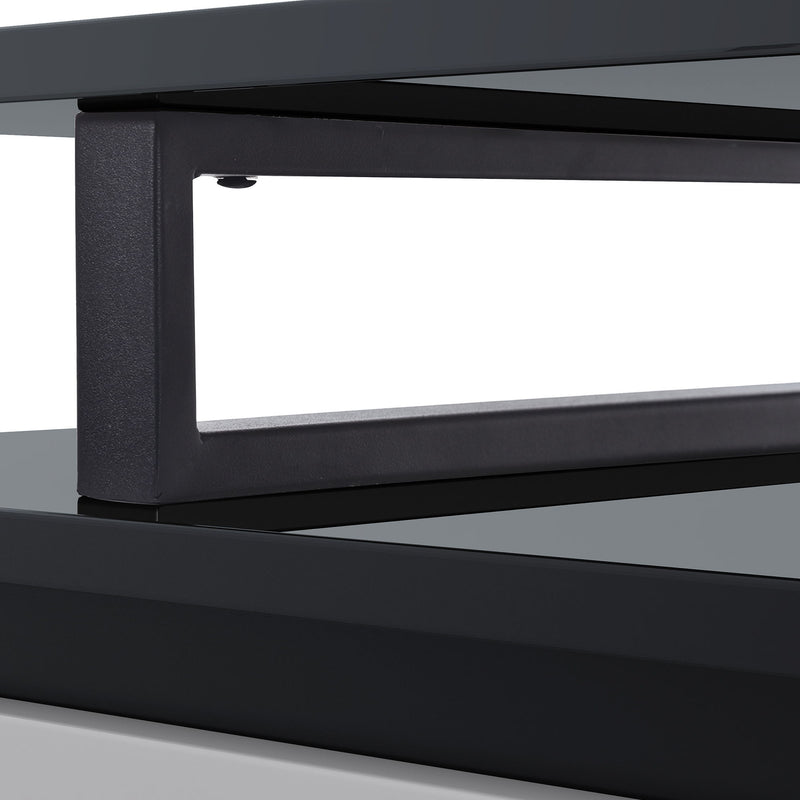 Minimalist Rectangle Extendable TV Cabinet With 2 Drawers And 1 Cabinet