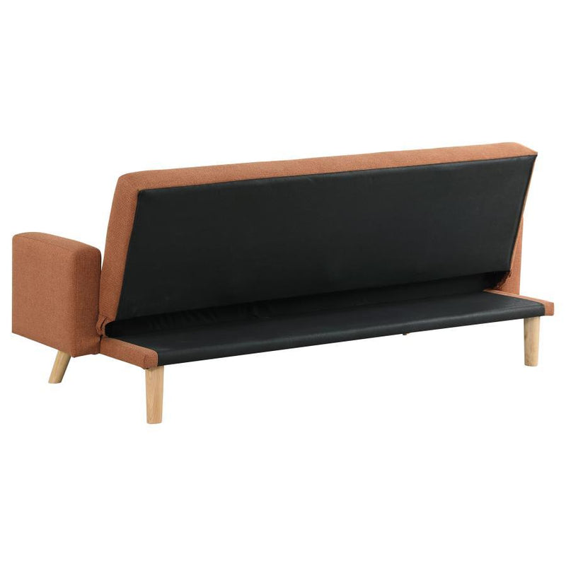 Kourtney - Upholstered Track Arms Covertible Sofa Bed