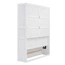 Murphy Wall Bed With Shelves, Space Saving