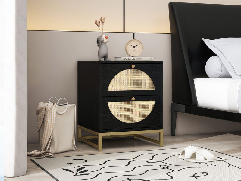 Allen - 2 Drawer Nightstand (Set of 2)