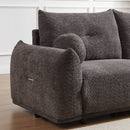 2 Seater Cushion Sofa With 2 Cushions And 2 Ball Pillows