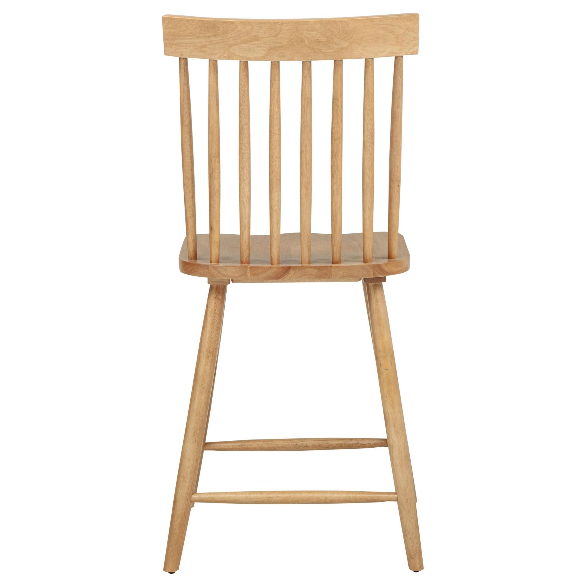 Andrews Windsor Counter Height Dining Side Chair Light Ash (Set of 2) - Atlantic Fine Furniture Melbourne FL