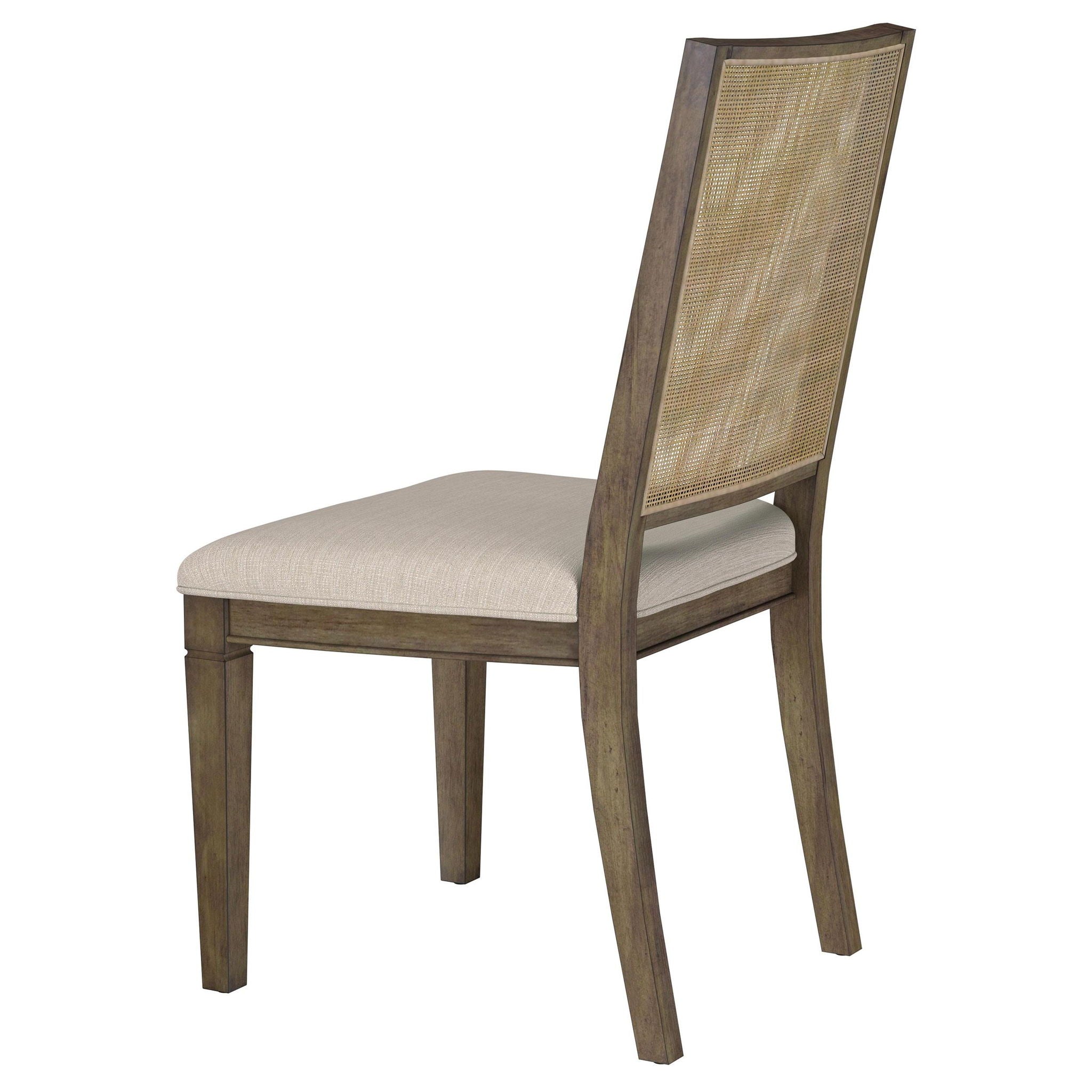 Matisse Woven Rattan Back Dining Side Chair Brown (Set of 2) - Atlantic Fine Furniture Melbourne FL