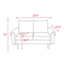 Graceful Design Plush Comfort Loveseat