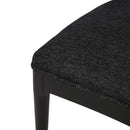 Mid Century Modern Dining Chair Set With Upholstered Seating