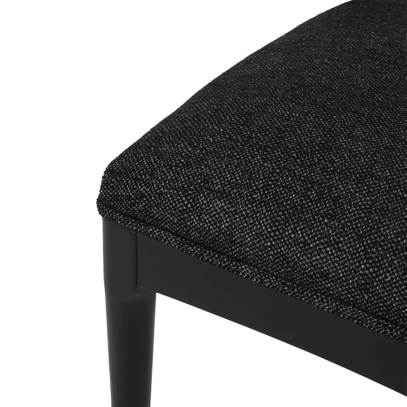 Mid Century Modern Dining Chair Set With Upholstered Seating