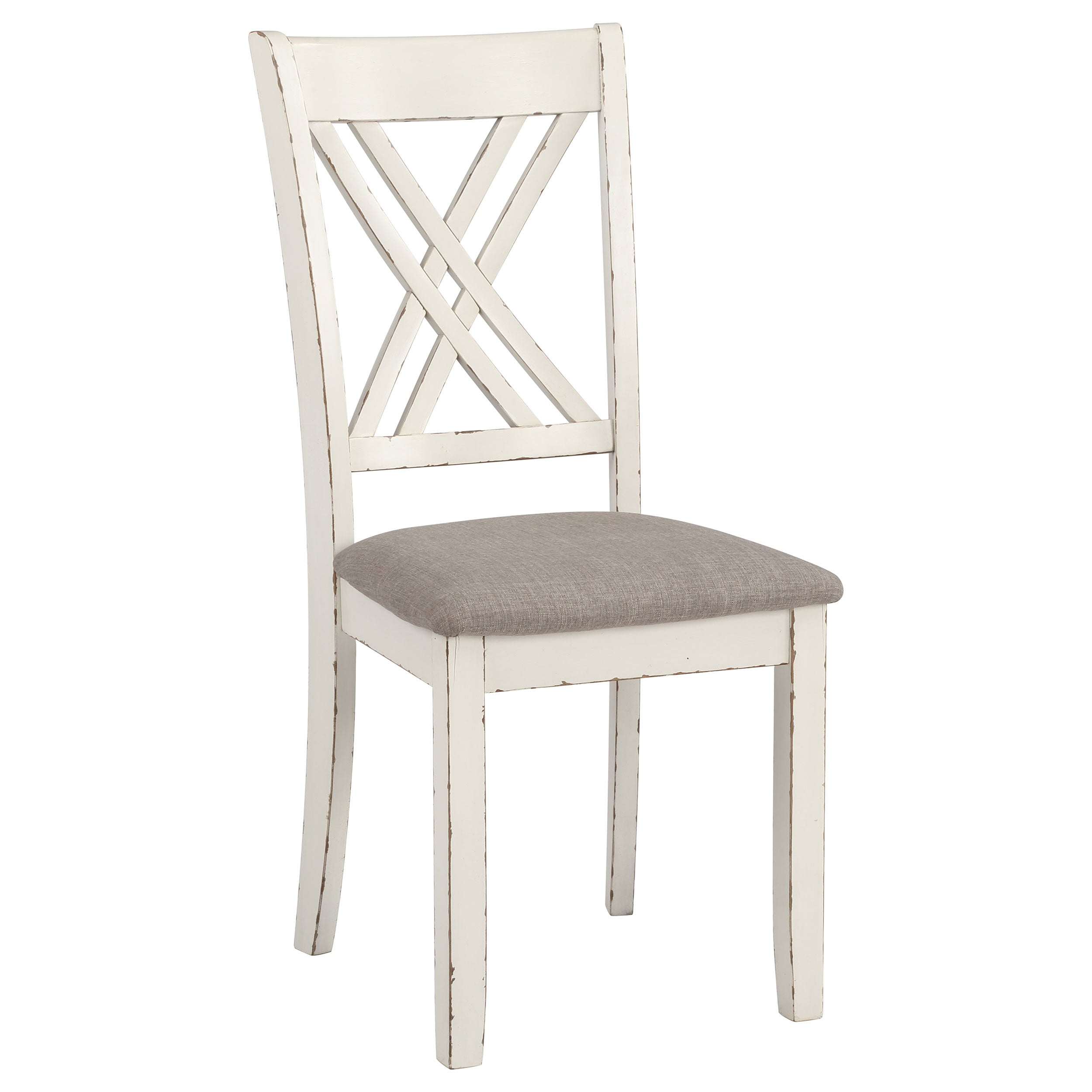 Fortress 7-piece Rectangular Dining Set Vintage Vanilla — view 7