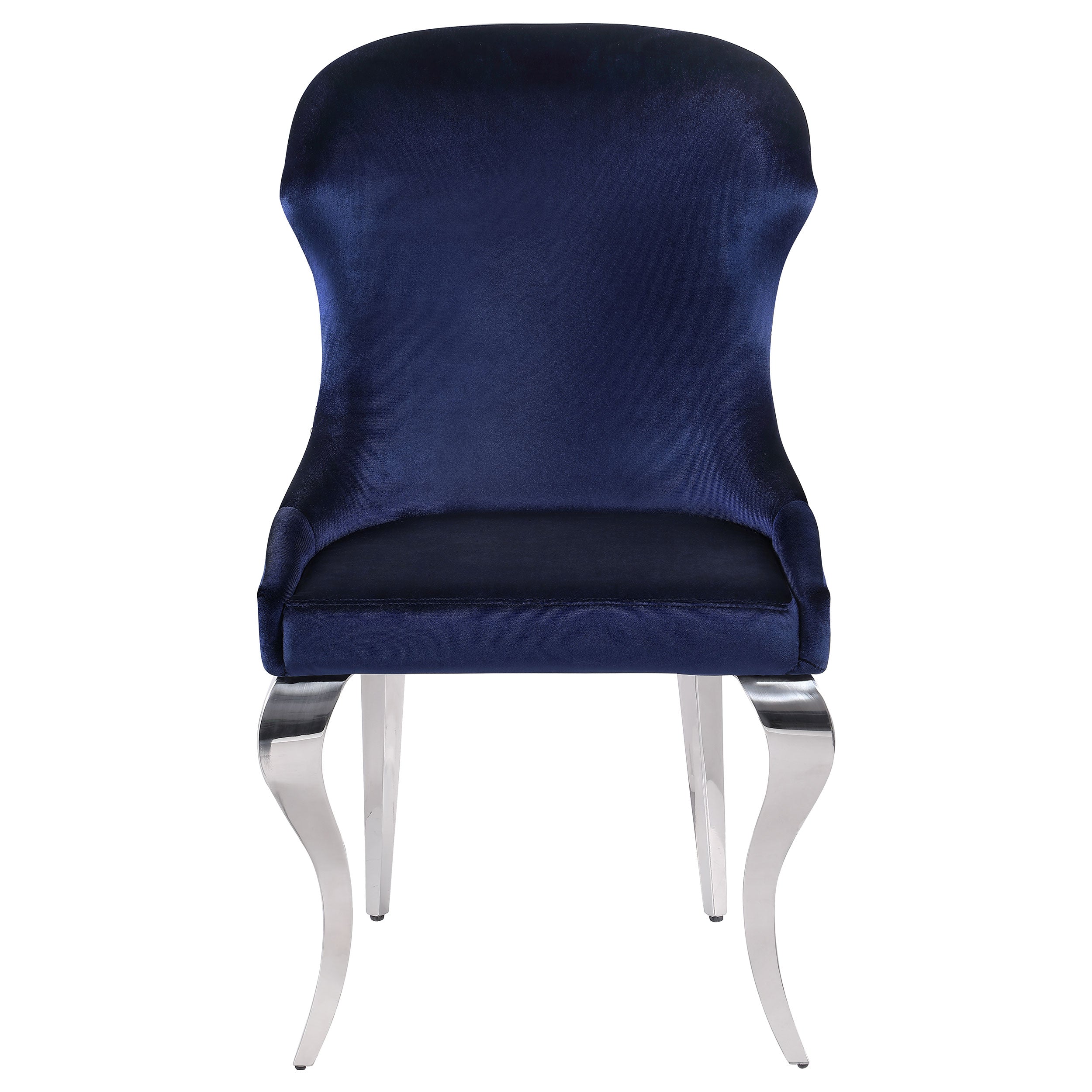 Cheyanne Upholstered Dining Side Chair Ink Blue (Set of 2) — view 4