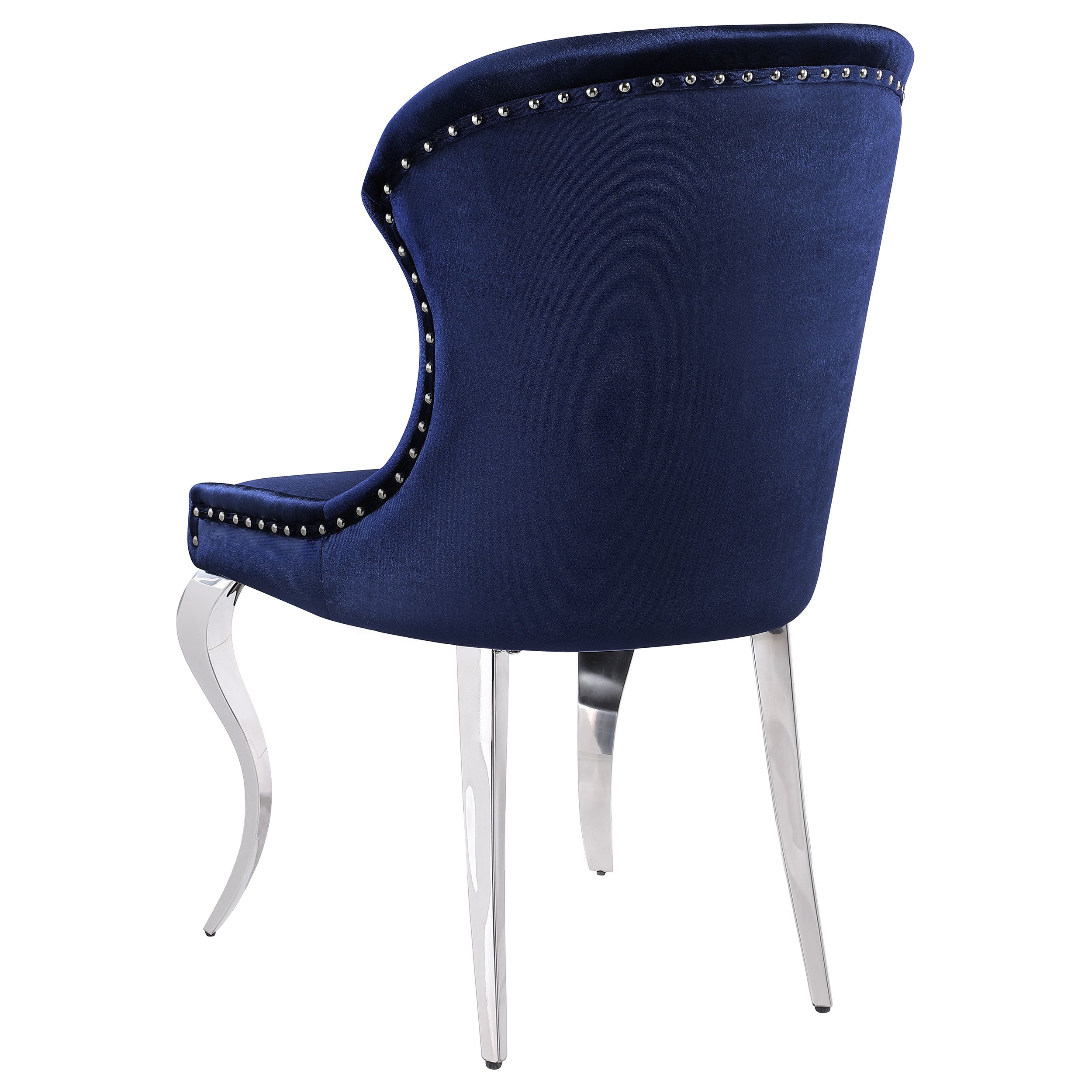 Cheyanne Upholstered Dining Side Chair Ink Blue (Set of 2) — view 7