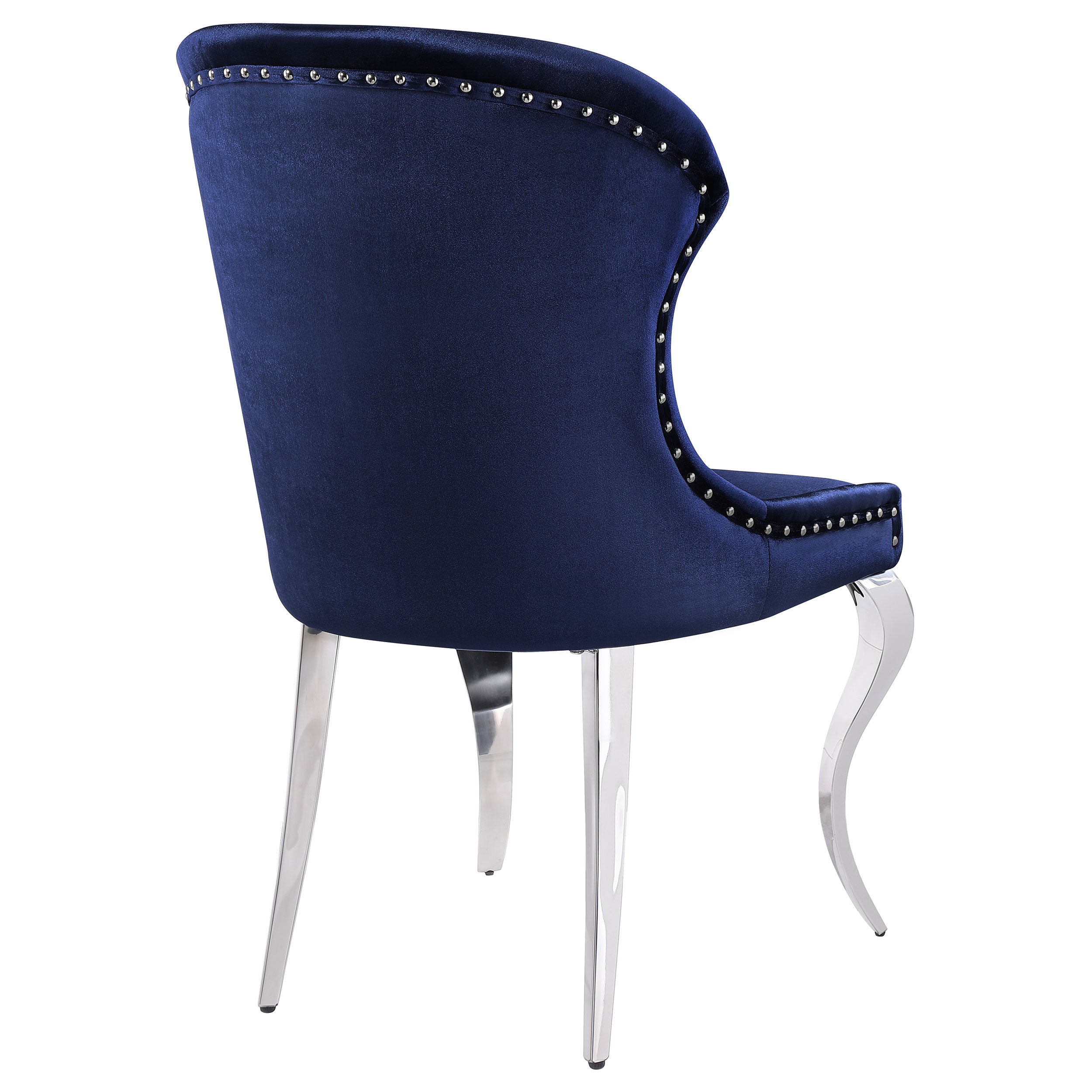 Cheyanne Upholstered Dining Side Chair Ink Blue (Set of 2) — view 8