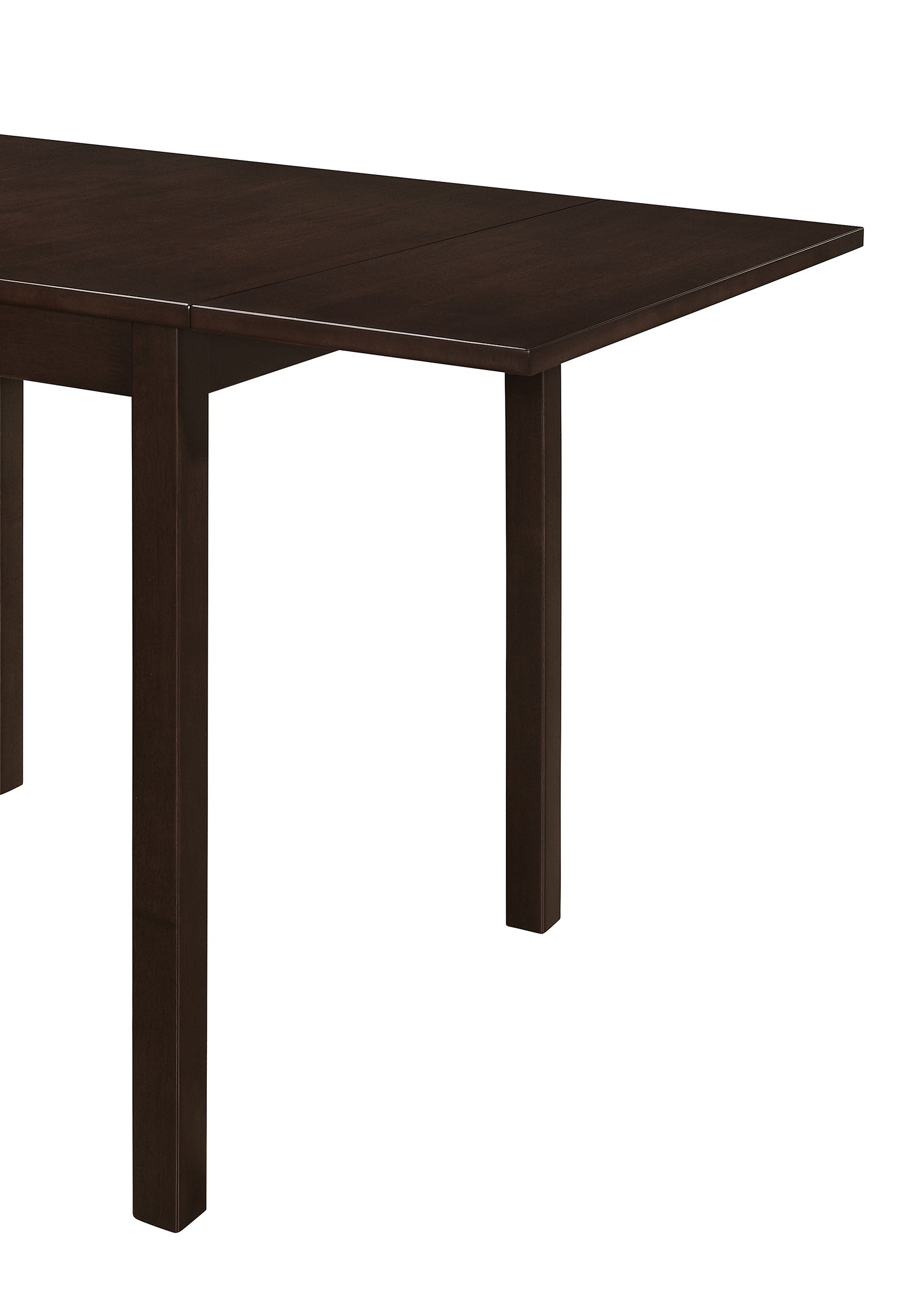 Kelso 3-piece Drop Leaf Dining Table Set Cappuccino and Tan — view 12