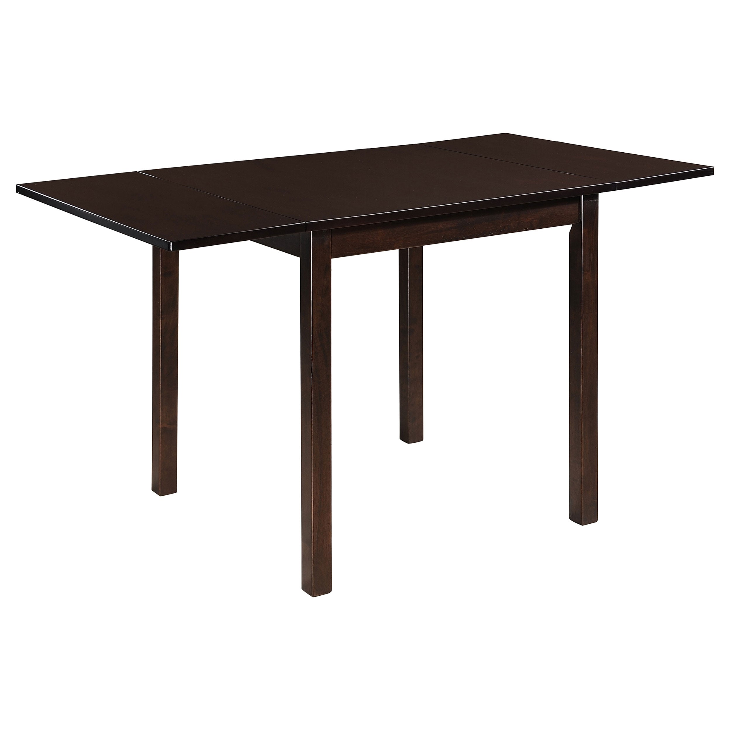 Kelso Rectangular 52-inch Extension Dining Table Cappuccino — view 1