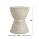 Outdoor, Lightweight Concrete Side Table