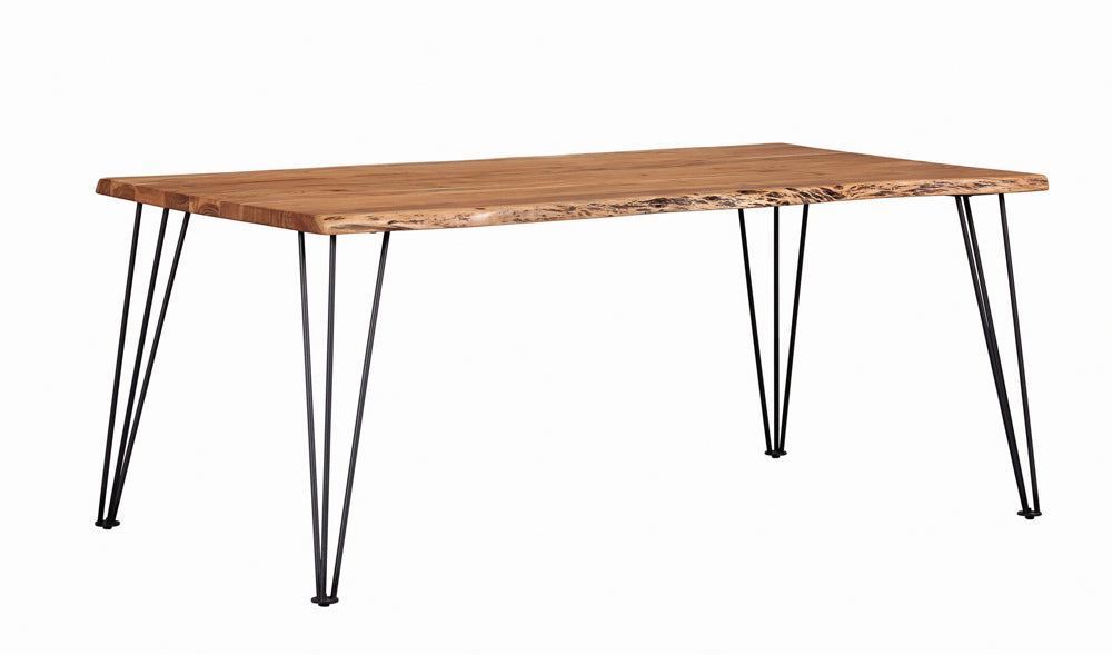Sherman 71-inch Live Edge Dining Table Natural Acacia — view 1