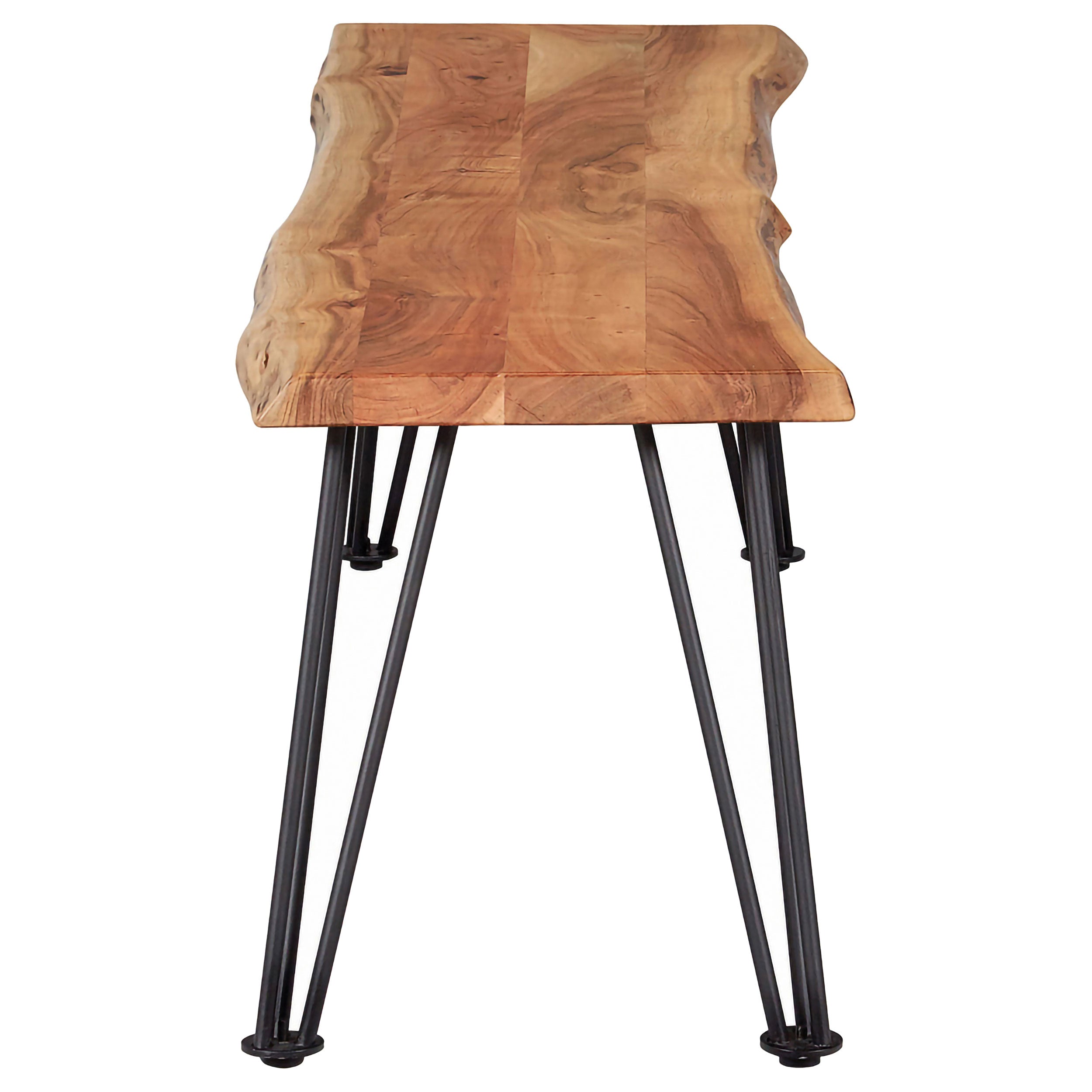 Sherman Wood Dining Bench Natural Acacia — view 5