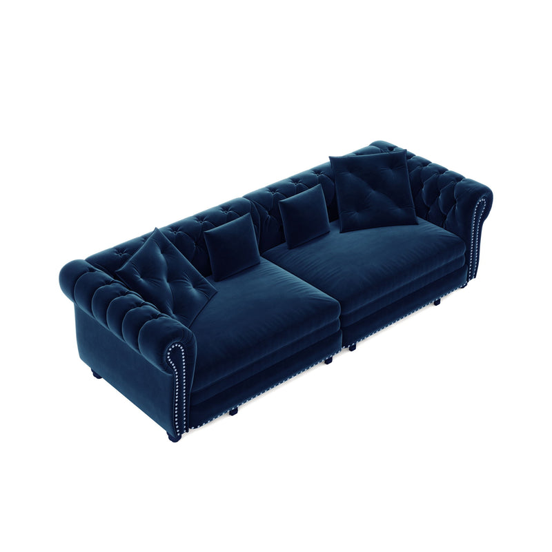 3 In 1 Pull Out Convertible Sleeper Sofa Bed