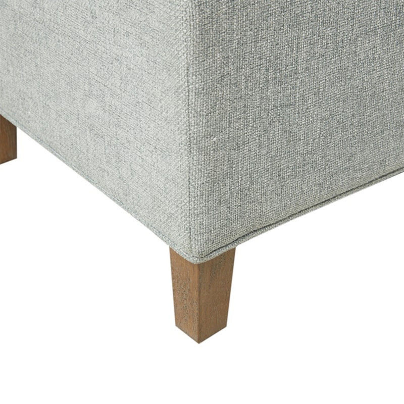 Marcie - Upholstered Storage Bench With Soft Close Lid - Blue