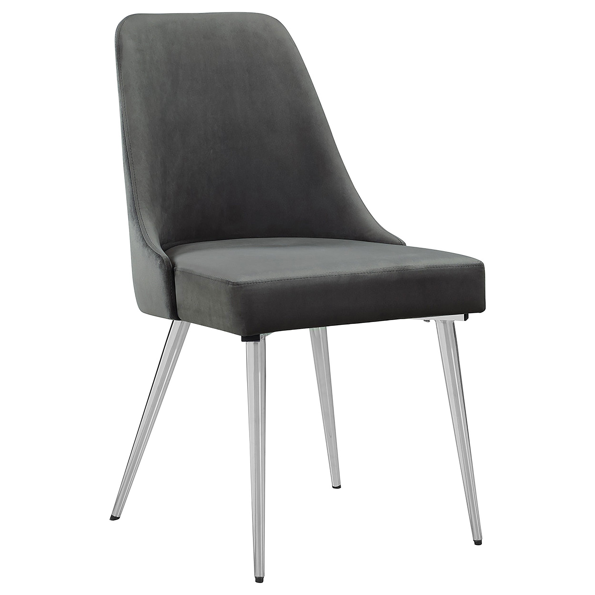 Cabianca Upholstered Dining Side Chair Grey (Set of 2) — view 3