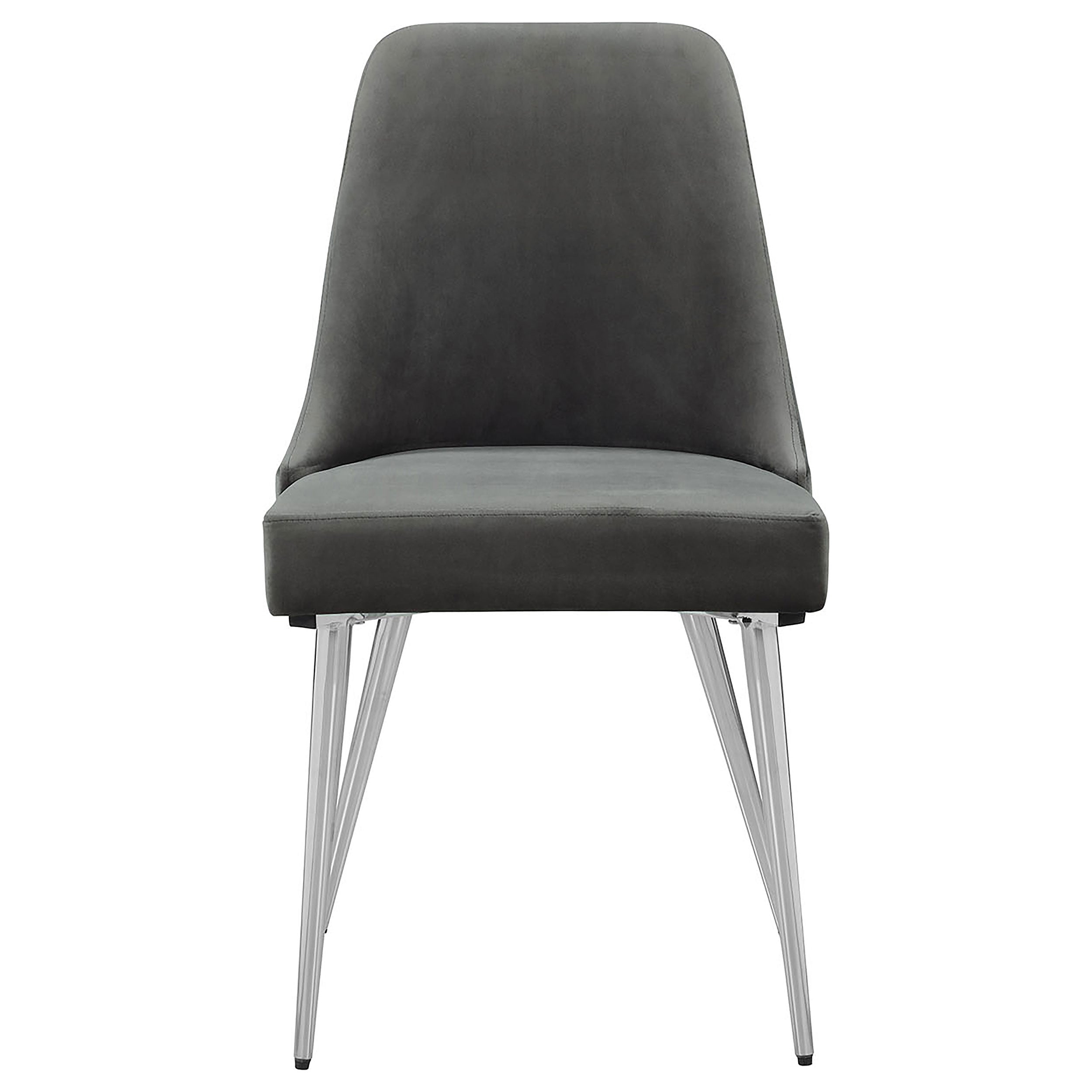 Cabianca Upholstered Dining Side Chair Grey (Set of 2) — view 4