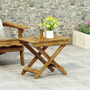 Outdoor Folding Wooden Side Table