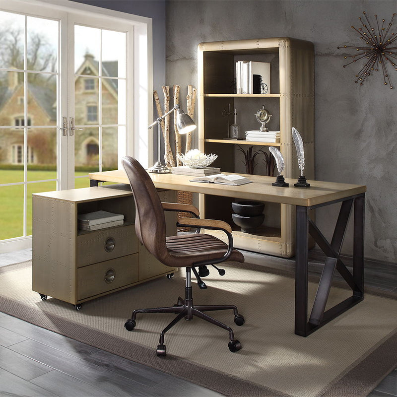 Jennavieve - Cabinet - Gold Aluminum