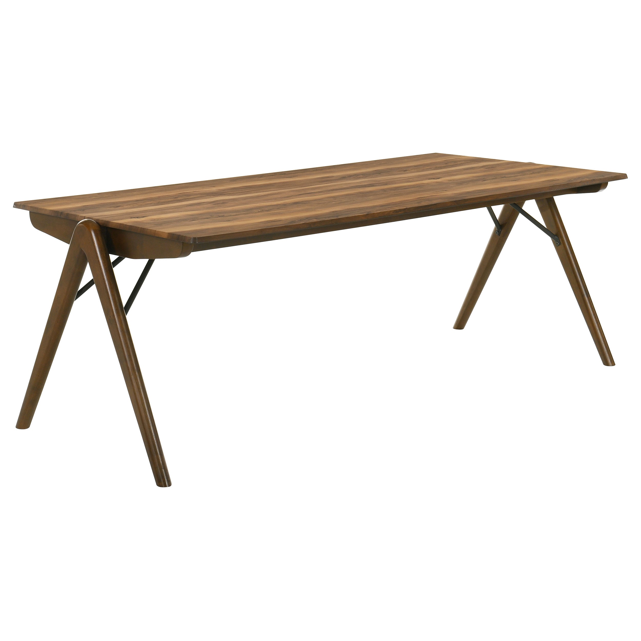 Randolph 82-inch Rectangular Dining Table Sheesham and Brown — view 1