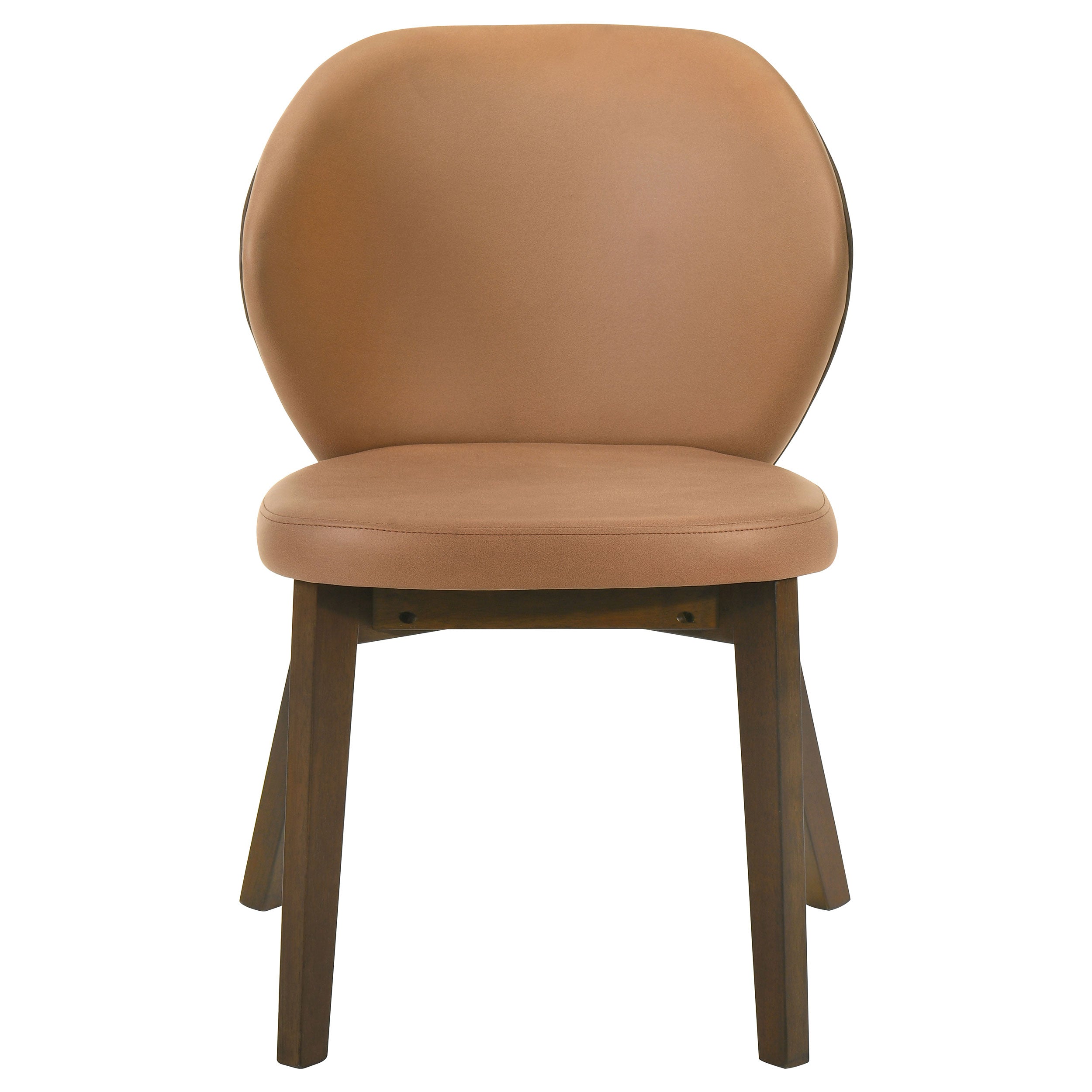 Randolph Dining Side Chair Butterscotch and Brown (Set of 2) — view 4