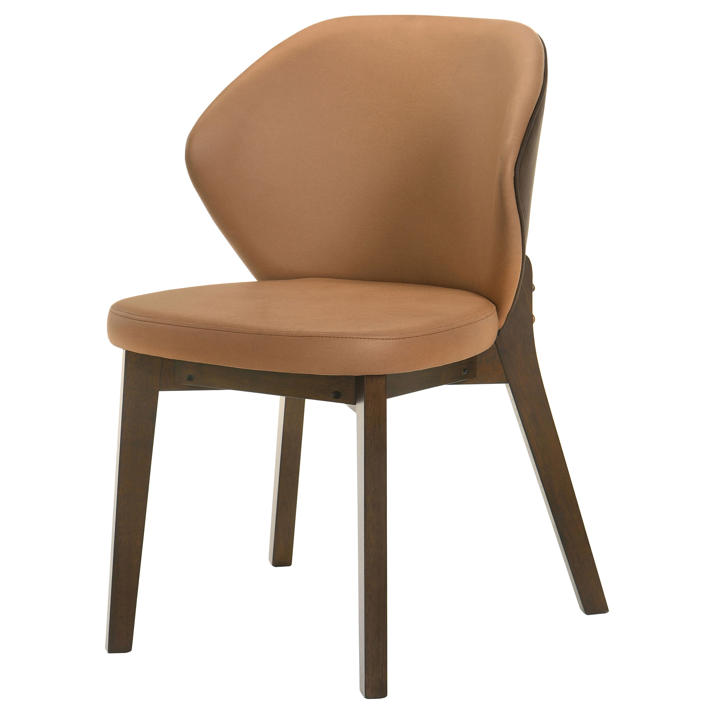 Randolph Dining Side Chair Butterscotch and Brown (Set of 2) — view 5