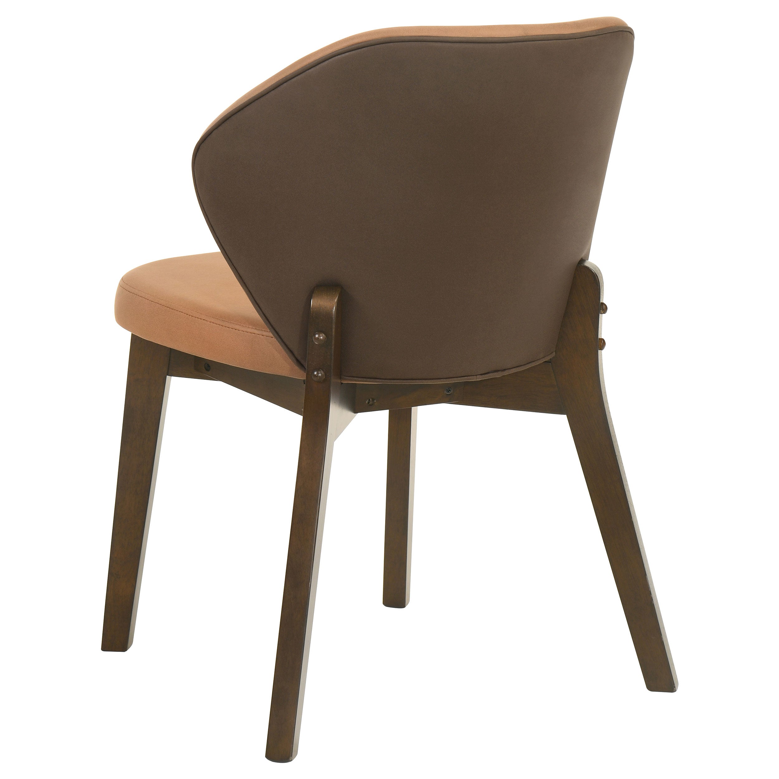 Randolph Dining Side Chair Butterscotch and Brown (Set of 2) — view 7