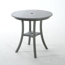 3 Piece Outdoor Dining Set, Round Patio Table With 2 Armless Chairs