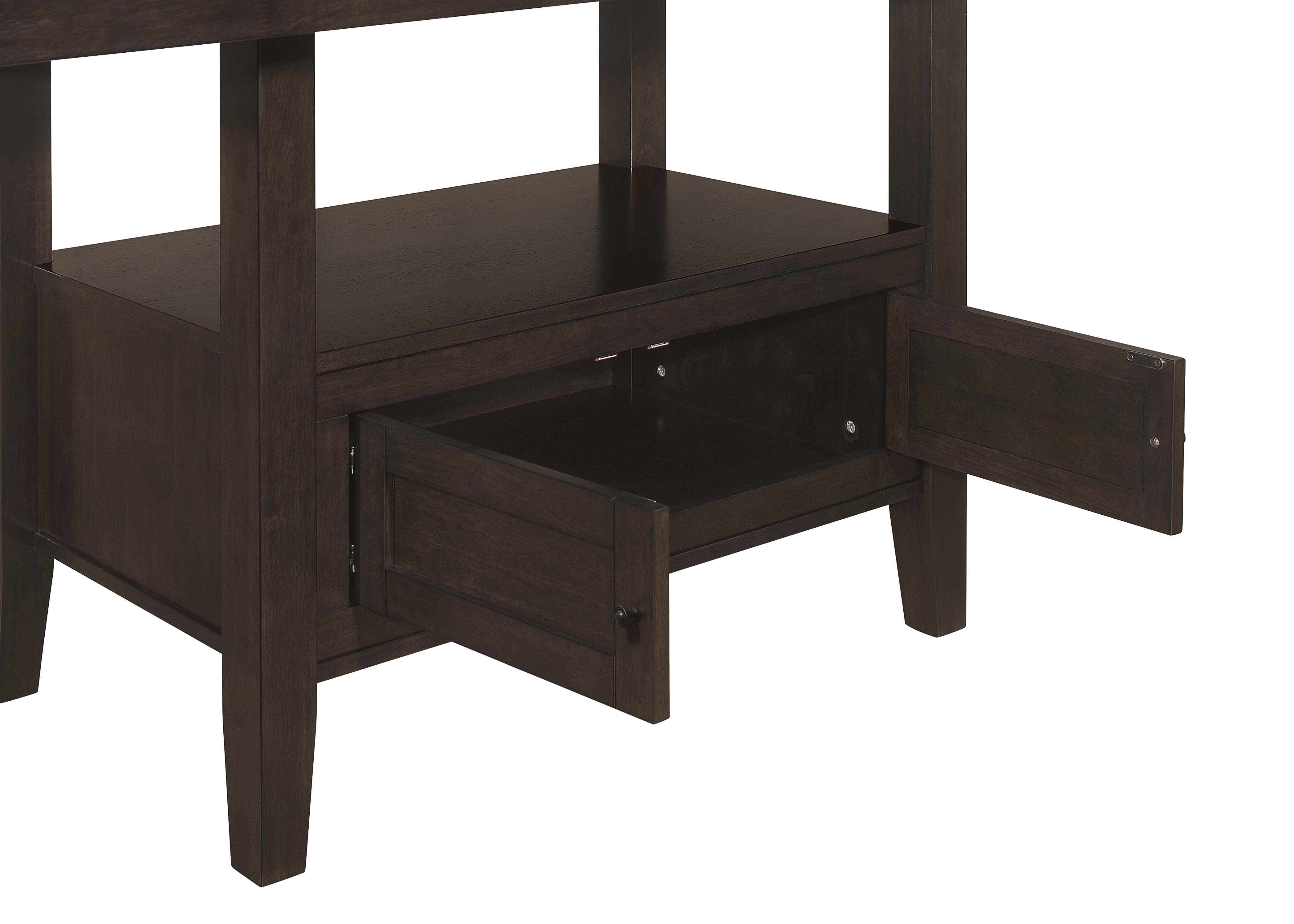 Prentiss 78-inch Extension Counter Dining Table Cappuccino — view 8
