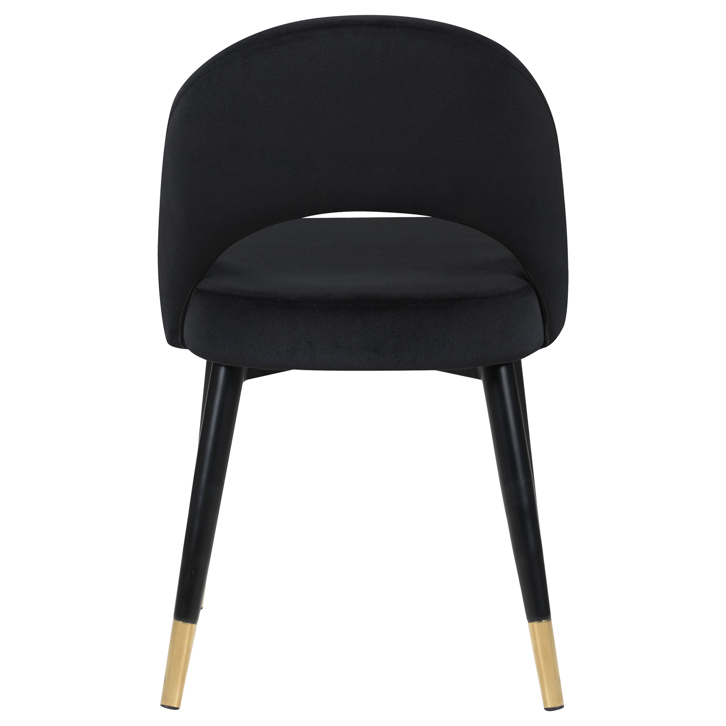 Lindsey Upholstered Dining Side Chair Black (Set of 2) — view 8