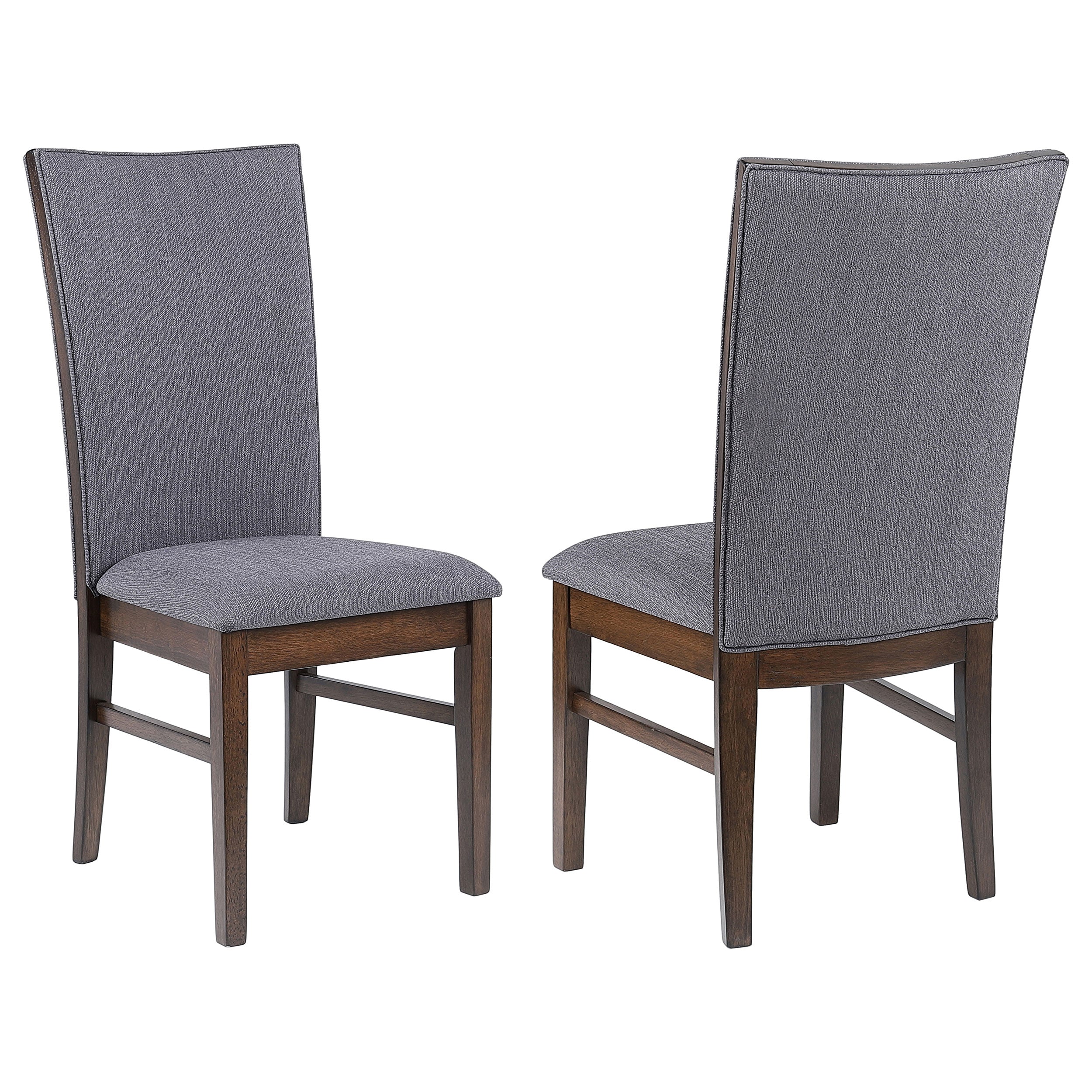 Sherwood Upholstered Dining Side Chair Grey (Set of 2) — view 1