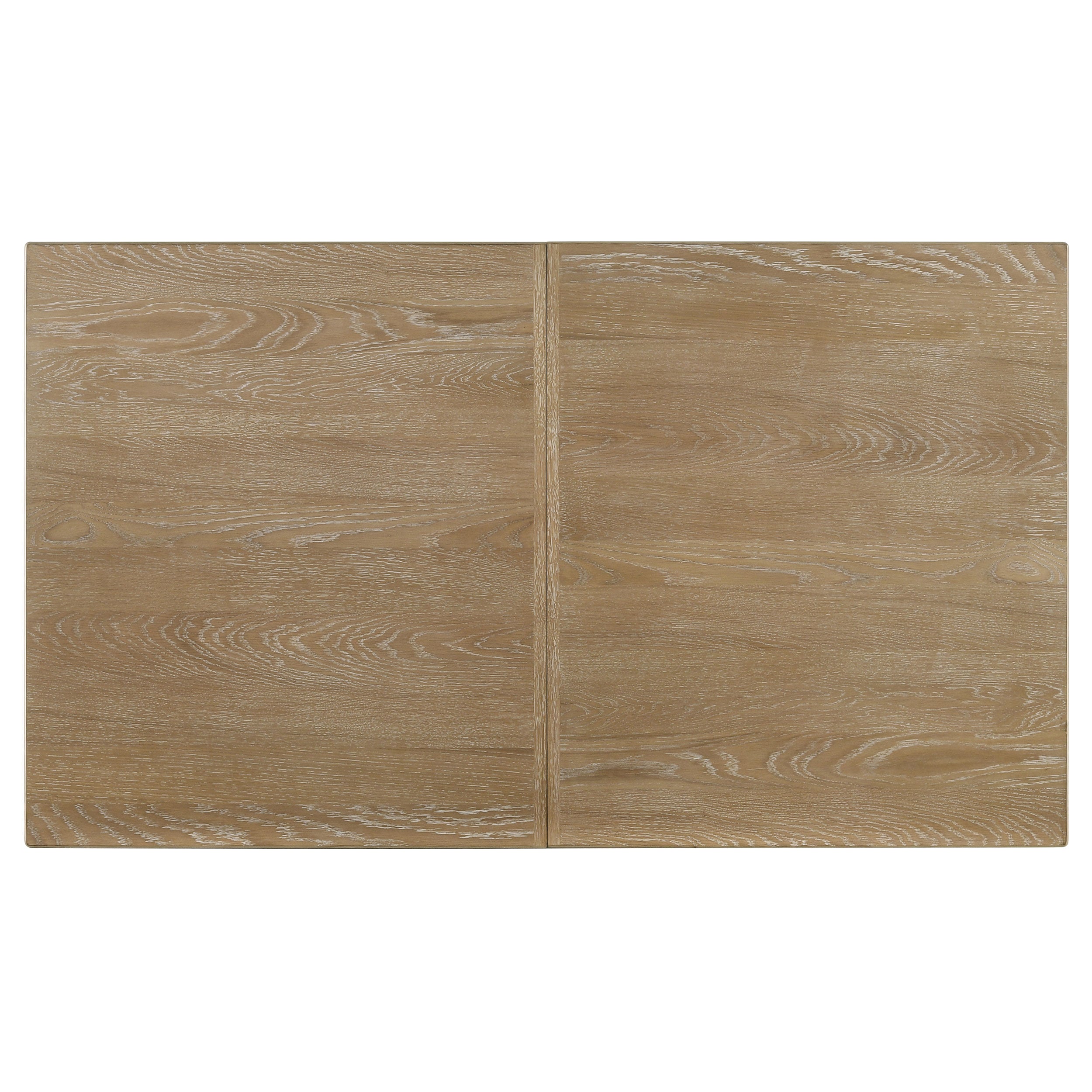 Adina 89-inch Extension Dining Table Distressed Light Brown — view 9