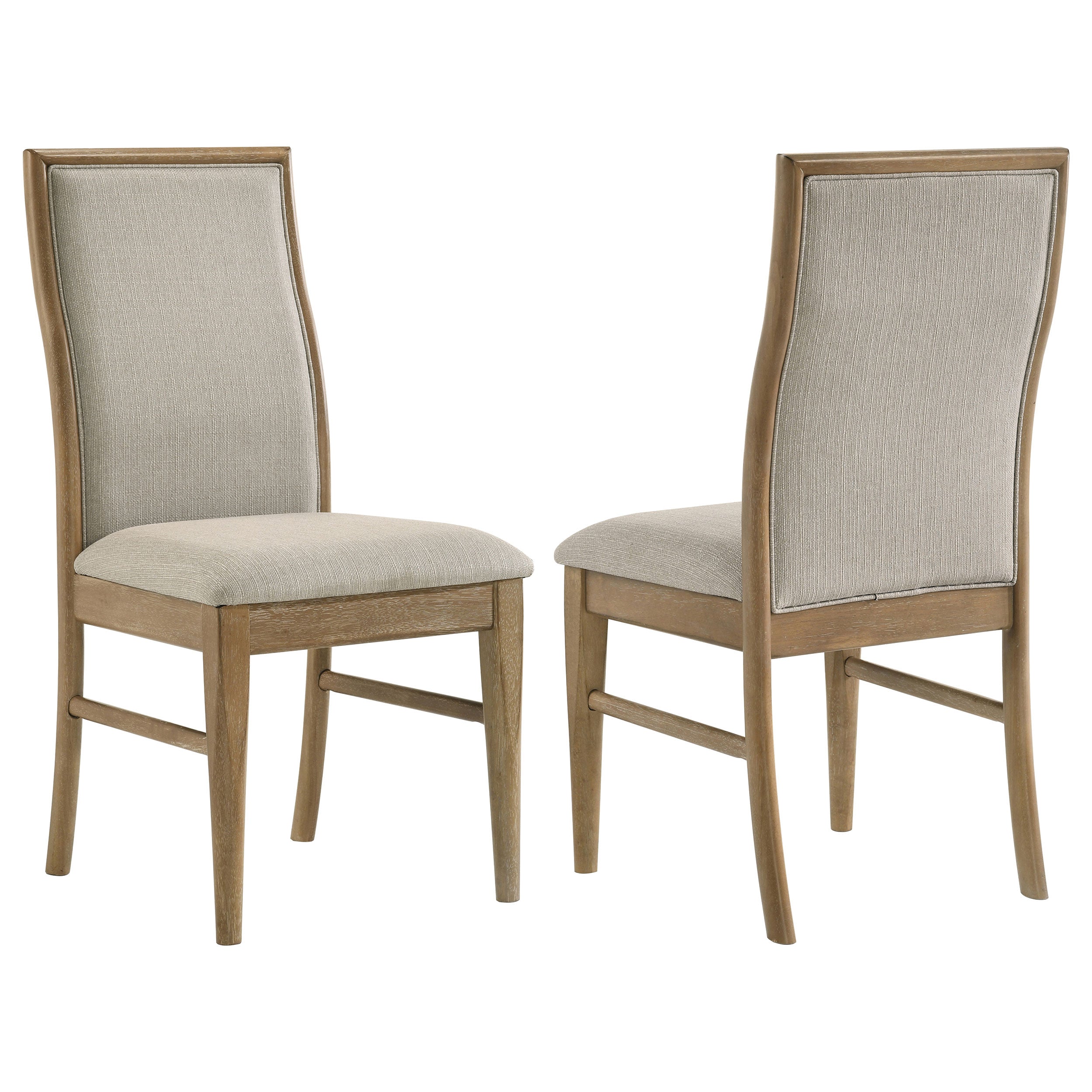 Adina Upholstered Dining Side Chair Barley (Set of 2) — view 1