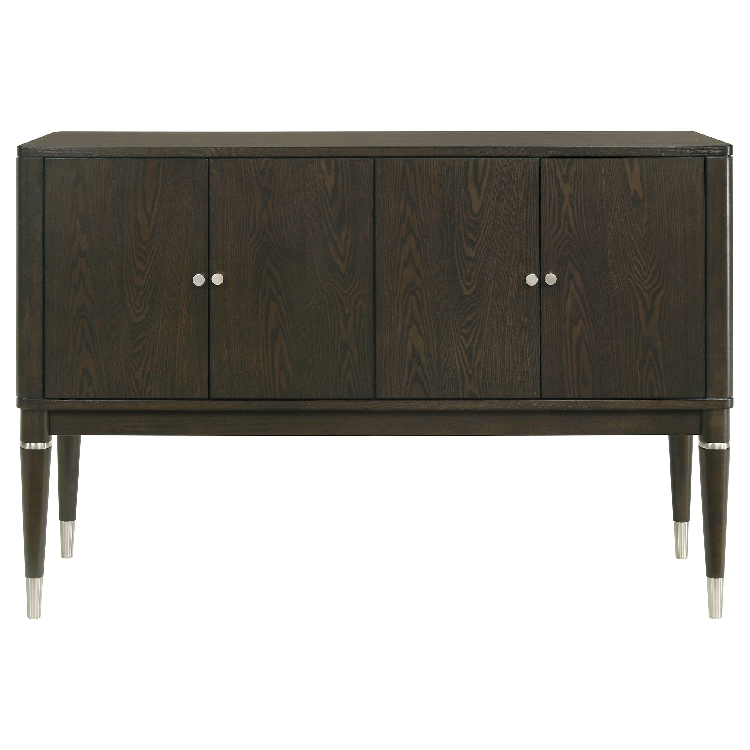Reseda 4-door Dining Sideboard Server with Shelves Ash Brown — view 3