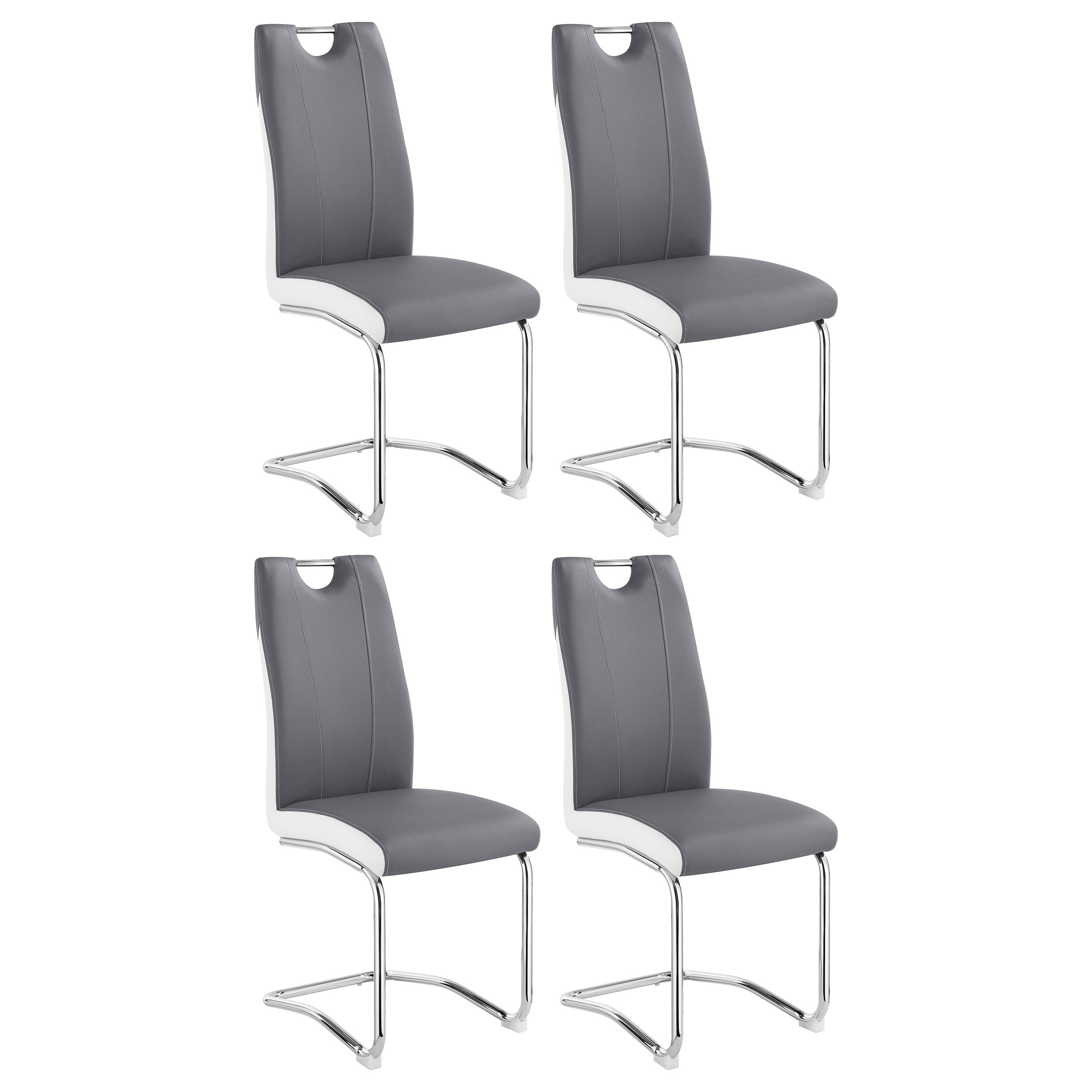 Brooklyn Upholstered Dining Side Chair Grey (Set of 4) — view 1