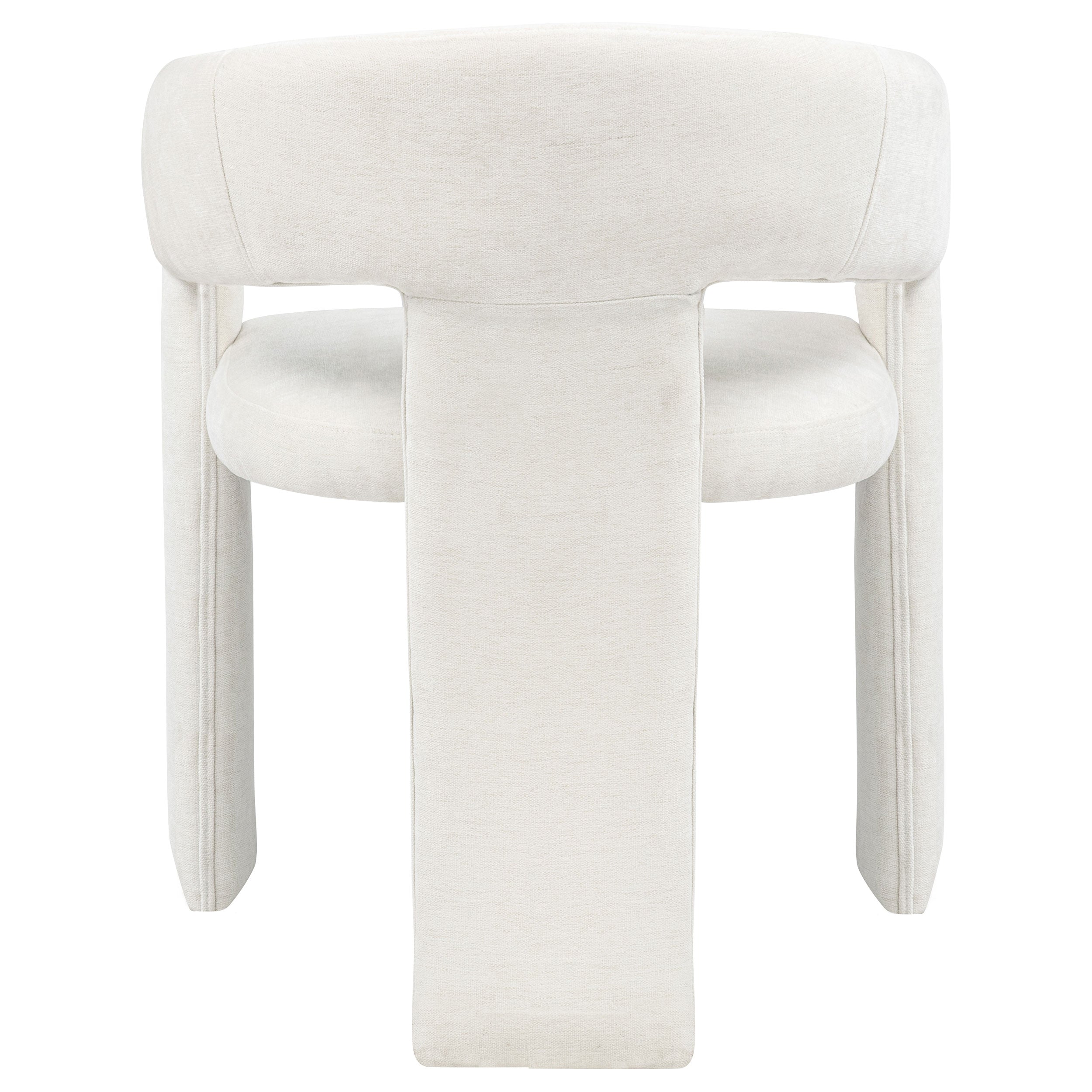 Carlow Upholstered Dining Arm Chair White (Set of 2) — view 8
