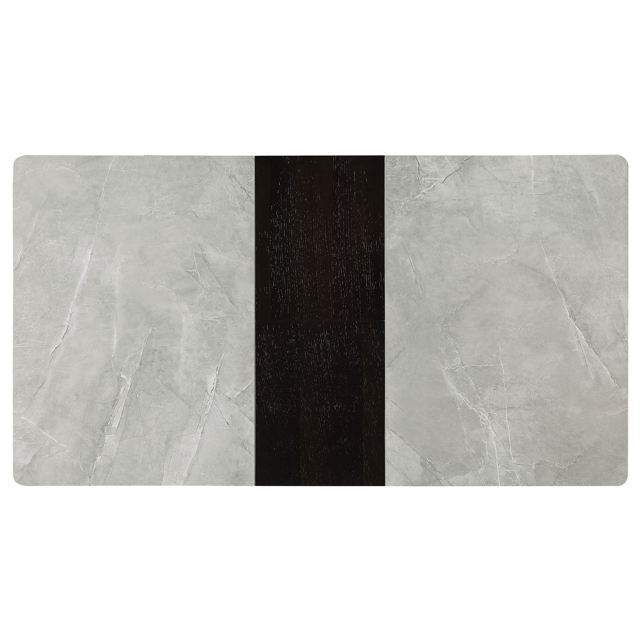 Mina Rectangular 65-inch Extension Dining Table Grey Ceramic — view 8