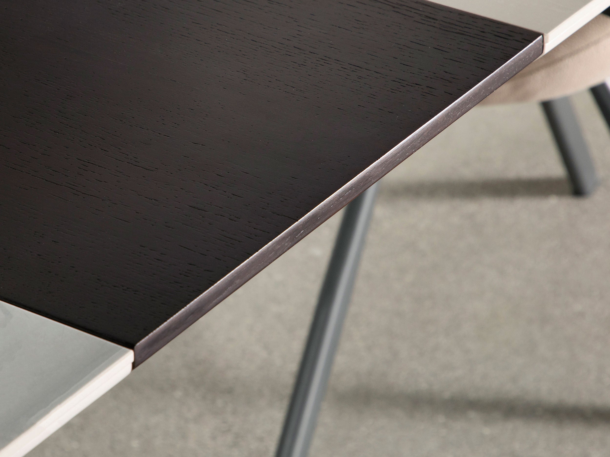 Mina Rectangular 65-inch Extension Dining Table Grey Ceramic — view 10