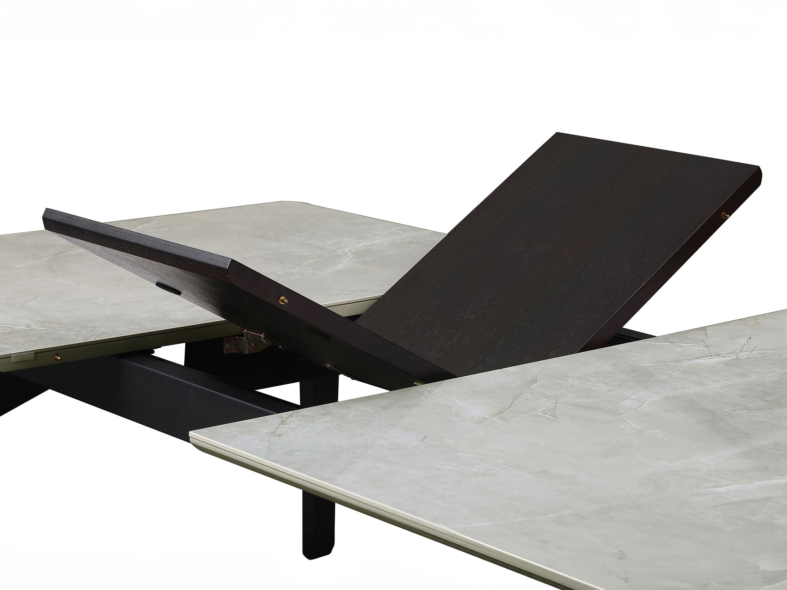 Mina Rectangular 65-inch Extension Dining Table Grey Ceramic — view 11