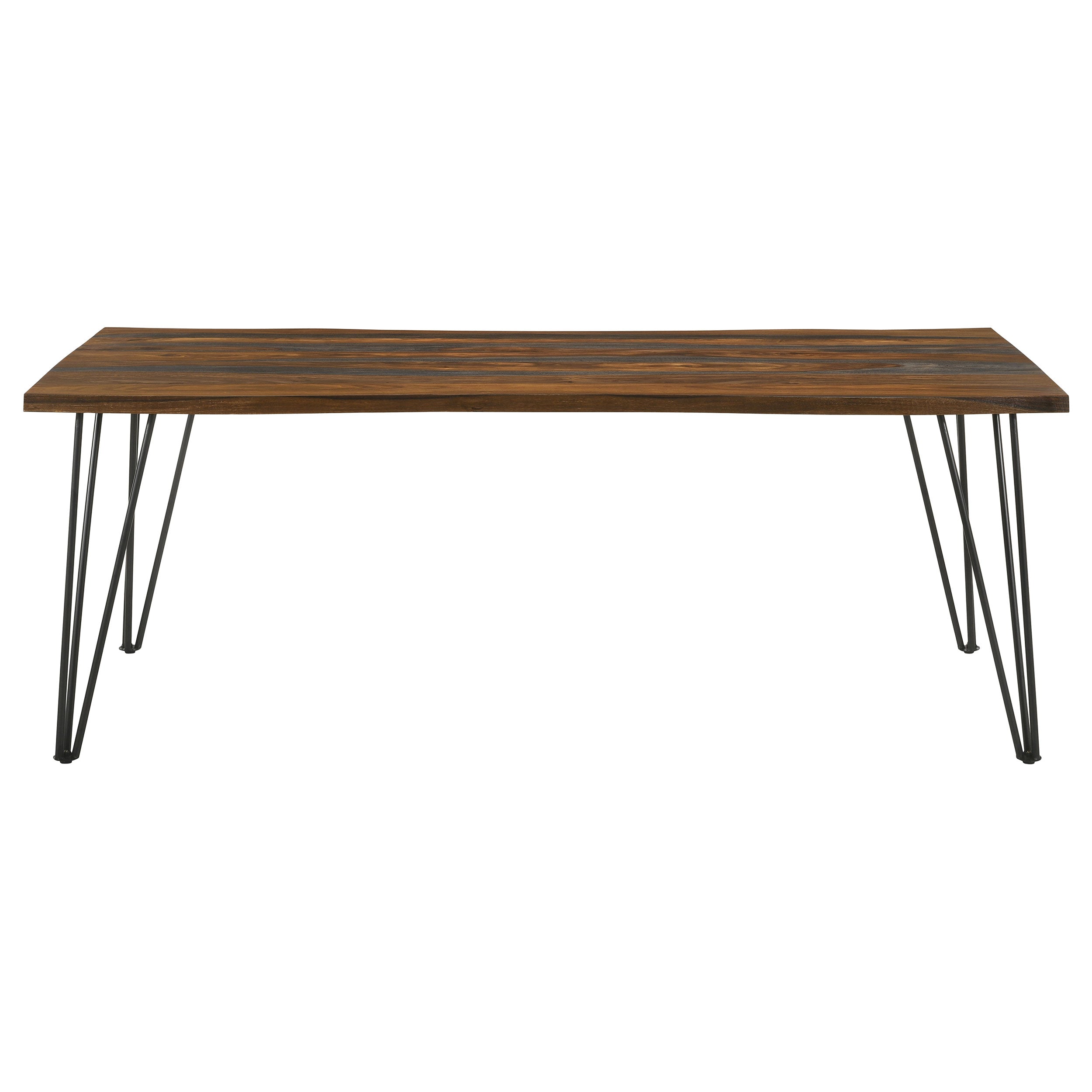 Neve 80-inch Live Edge Dining Table Grey Sheesham — view 3