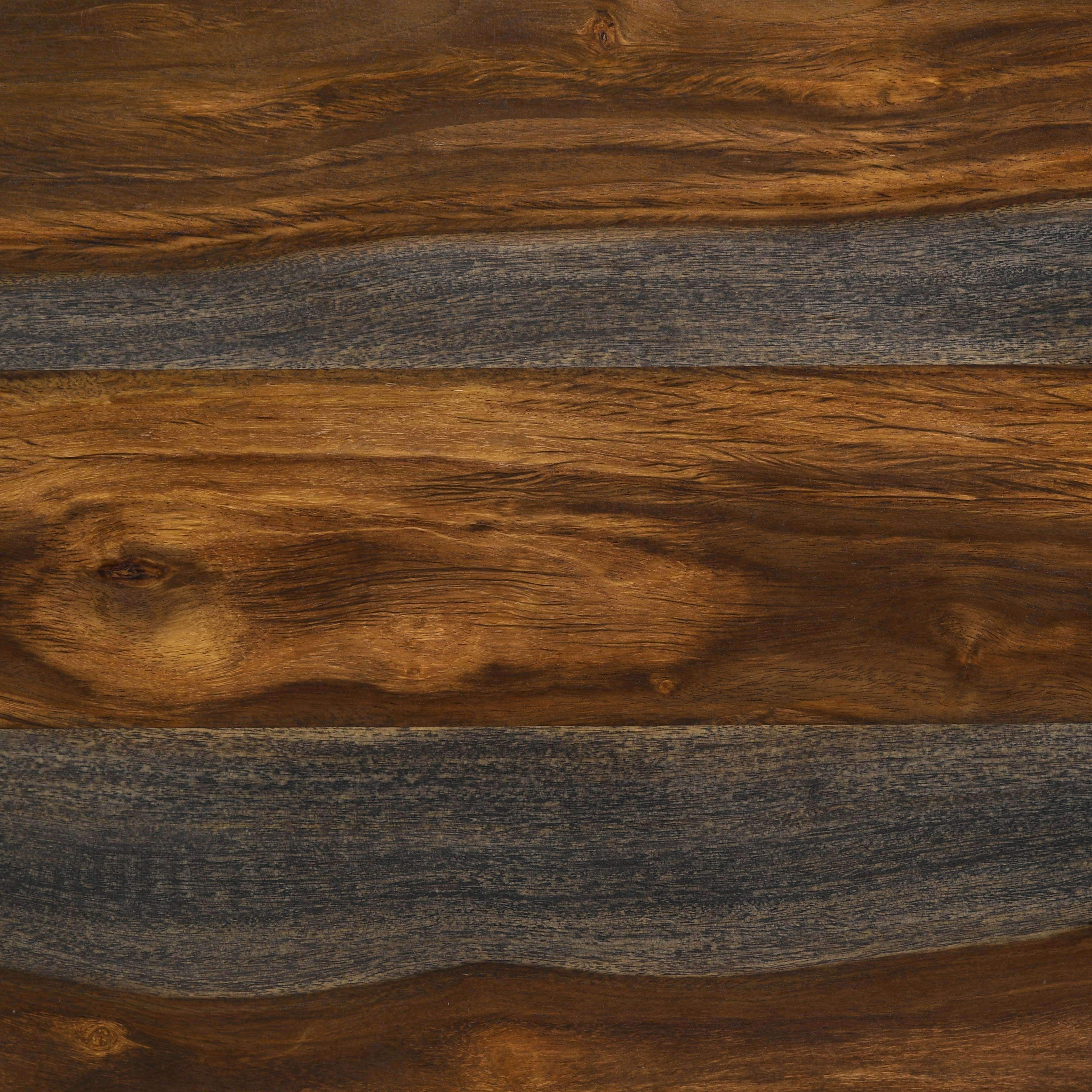 Neve 80-inch Live Edge Dining Table Grey Sheesham — view 6