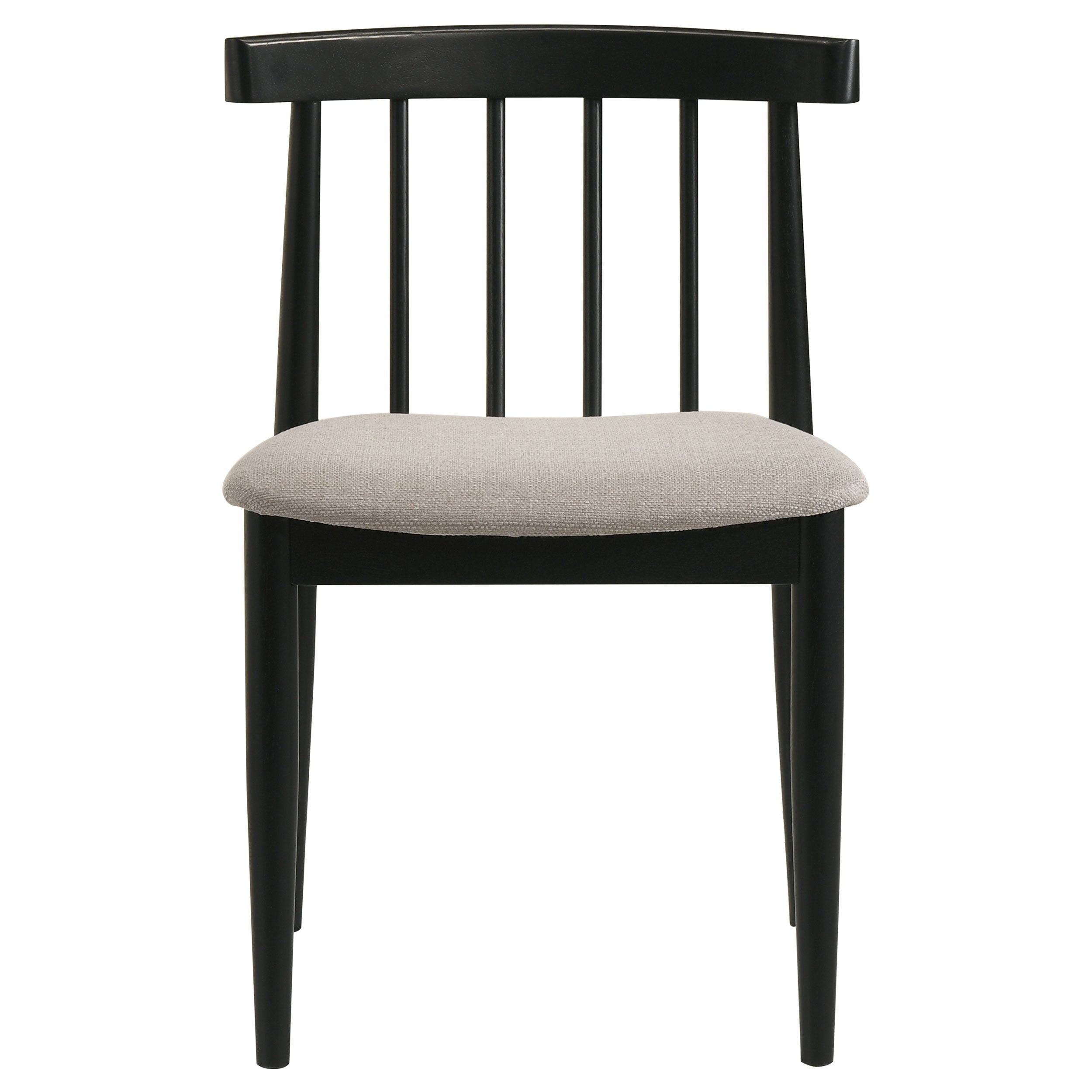 Hamlyn 5-piece Round Wood Dining Set Wheat and Black — view 5