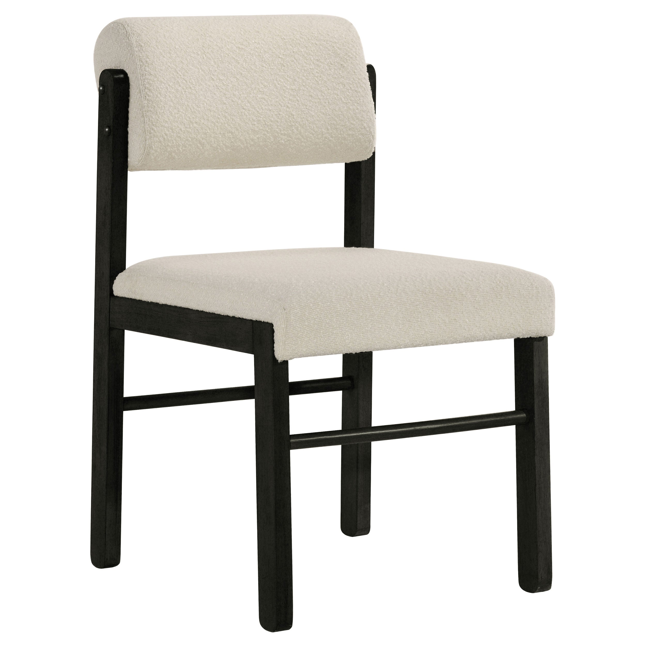 Hamlyn 5-piece Round Wood Dining Set Cream and Black — view 4